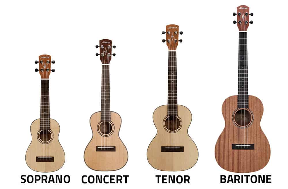 types of ukuleles